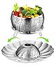 ARCADE TOYS Small Stainless Steel Steamer Basket for Vegetable/Insert for Pots, Pans for steam boiling cooking