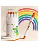 ARCADE TOYS 12 Colors Ultra Silky Twistable Crayons Set | Washable Gel Crayon Pens for Kids Drawing, Coloring & Art Projects Washable Twistable Crayon Set for Kids - Multicolour