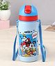 Disney by SKI Stainless Steel Single Wall Water Bottle with Mickey & Friends Print 550 ml - Blue/Red