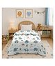 Morado Premium Glace Cotton Reversible Single Bed Comforter 60x90 Inches , Ultra Soft, Lightweight & Breathable , 150 GSM Cozy All-Season Bedding Comforter, Baby Elephant