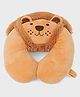 DukieKooky 27 cm Super Cute & Adorable Bronze Tiger Neck Pillow Soft Toy - Brown