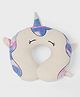 DukieKooky Super Cute & Adorable off White Unicorn Neck Pillow Soft Toy