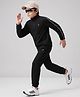 Pine Active Woven Ultra Light Woven Full Sleeves Tracksuit - Black
