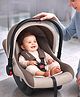 Babyhug Cloud Cradle 3-in-1 Baby Carry Cot Khaki | Rocker & Baby Seat| Safety Harness| Adjustable Canopy| Lightweight Portable Design| Removable & Washable Cover| 0 to 15 Months