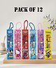 SCHOOLISH Kids Stationery Kit for Birthday Return Gift | Pencils, Eraser, Scale & Sharpener | Ideal for School, Party Distribution, Festivals & Classroom Gifts- PACK OF 12- COLOR MAY VARY