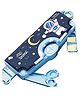SHOOLISH Sky Travel Multifunctional Pencil Magnetic Box High Tech Creative Cartoon Stationery Box Space Double Layer Large Capacity Double Sided Pencil Box For Kids- PACK OF 1- COLOR BLUE