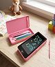 SCHOOLISH 2 in 1- Pencil case for Kids | Writing Tablet |LCD Display- pencil case Pouch | LCD Drawing Pencil Box - PACK OF 1- COLOR MAY VARY