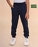REBORN Cotton Woven Solid Joggers - Royal Blue
