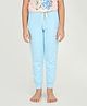 REBORN Cotton Woven Earth Loving Printed Joggers - Sky Blue