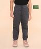 REBORN Cotton Fleece Solid Joggers - Charcoal Grey