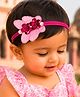 Little Tresses Butterfly Applique Detailed Headband - Dark Pink