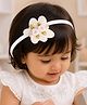 Little Tresses Butterfly Applique Detailed Headband - White