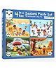 Play Panda 4 in a Box Seasons Puzzle - Multicolour