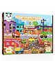 Play Panda Giant Floor Puzzle Construction - Multicolour