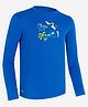 DECATHLON Knit Full Sleeves Shark Printed Tee - Blue