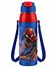 Cello Kidzbee Puro Steel-X Hydro Kid 600 Insulated Kids Sipper Water Bottle 495 ml | Touch & Feel Venom Design Easy to Carry with Loop Leakproof Flip Top Water Bottle For School - Blue