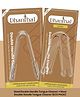 Dhanthal Stainless Steel Double Handle Tongue Cleaner Eco Pack | Reusable Oral Care Scraper Double Handle Tongue Cleaner
