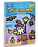Imagimake DIY Spooky Friends Jelly Stickers Art & Craft Kit Paint, Peel & Stick Halloween Sticker Activity 10+ Reusable Stickers with 7 Paint Tubes - Multicolor