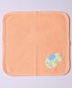 Child World Terry Knit Hand & Face Towels With Elephant Print L 31 x B 30 cm - Peach