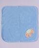Child World Terry Knit Hand & Face Towels With Elephant Print L 31 x B 30 cm - Light Blue