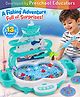 Intelliskills Slide & Catch Fishing Pond Green | Interactive Fishing Game for Kids | Develops Fine Motor Skills, Hand-Eye Coordination & Focus | Screen-Free Learning Toy | Ideal for Gifting
