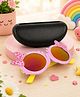 PASSION PETALS Bow Designed Sunglasses - Purple
