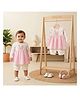 Toffyhouse 100% Cotton Interlock Knit Full Sleeves Frock With Short & Rabbit Patch in Pink