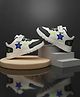FEETWELL SHOES Star Designed Velcro Closure Shoes - White