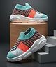 FEETWELL SHOES Colour Blocked Slip On Shoes - Orange