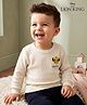 Babyhug Disney Full Sleeves Thermal Innerwear With Lion King Graphic - OffWhite