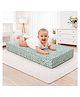 ZIKKU Baby Diaper Changing and Massage Pad with Safety Belt and Cover (GreenDots Cover)