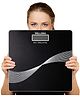 WELLOMA Digital Personal Weight Scale for Human Body with LCD Display, Thick Tempered Glass, High Precision Sensors, Step-On Technology & 180 Kg Capacity Bathroom Weighing Machine