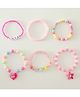 Pine Kids Free Size Bracelets & Bangles Set for Girls - Pink
