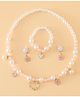 Pine Kids Free Size Jewellery Set for Girls - Pink