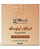 Globus Naturals Illuminating Bridal Glow 6 Step Facial Kit, For Radiant & Glowing Skin, Enriched with Saffron & Liquorice, Suitable For All Skin Types, (Pack of 1) 40gm
