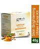 Globus Naturals Brightening Ubtan 6 Step Facial Kit, Enriched with Turmeric & Milk, Suitable For All Skin Types, (Pack of 1) 40gm