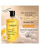 Vitamin C Shower Gel Enriched with Lemon & Red Grapes for Radiant & Glowing Skin, Deep Cleansing & Hydrating Formula, 200ml