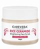 CareVeda Rice Ceramide Brightening Face Scrub for Luminous Glass Skin | Hydrating Exfoliation with Sugar, Coffee & Walnut | Deep Pore Cleansing & Radiance | Paraben Free | 50gm