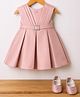Blabber Sleeveless Stone Embellished Dress With Booties - Onion Pink