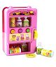 PEPPA PIG The Vending Machine Pretend Play Toy Set with Play Coins & Mini Drink Bottles - 9 Pieces - Pink