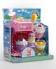PEPPA PIG Ice Cream & Cupcake Maker Dessert Playset with Cups & Toppings - Pink