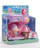 PEPPA PIG Pretend Play Ice-Cream Maker Machine Set with Cones, Scooper & Toppers - Multicolor