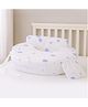 NINTARABABY Ergopod Nursing Pillow Breastfeeding Pillow with Adjustable Strap Supportive Feeding Pillow for Newborns 100% Cotton Cover Multipurpose Maternity Pillow