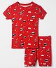 GAP Organic Cotton Knit T-Shirts and Bottoms with Half Sleeves and Batman Print in Red for 5-6 Years