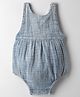 GAP 100% Cotton Woven Sleeveless Tie & Dye Regular Fit Round Neck Onesie - Blue