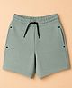GAP Cotton blend Woven Solid Regular Mid Rise Shorts in Green