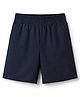 GAP Woven Solid Regular Mid Rise Shorts with Elasticated Pull Ons in Navy Blue