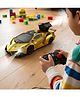 YAMAMA 1:18 Scale Remote Control Pioneer Racing Supercar Toy with Smoke Spray & LED Lights For Kids, Fun Entertainment Spray Car Kids Toys - Yellow
