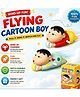 YAMAMA Flying Cartoon Boy Wind Up Toy, Crawling Shinchan Movable Toy for Babies, Key Operated Wind Up Toys for Kids, Fun Interactive Shinchan Toy For Toddlers - Color May Vary