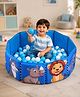 DoodlePoodle Baby Ball Pit | 50 Plastic Balls | Collapsible Indoor & Outdoor Ball Pool for Kids | Encourages Movement & Sensory Exploration | Interactive Play Space | Ideal for Gifting